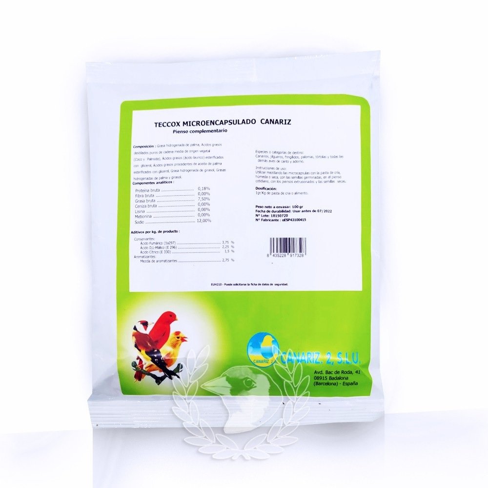 Teccox Polvo 250gr. Canariz