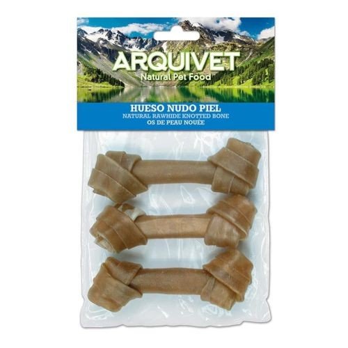Hueso Nudo Piel 12cm. 50grs. 3 Pcs.
