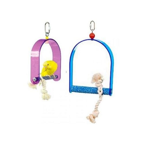 Columpio Ninfas y AGAPORNIS.16x27cm.Pennplax