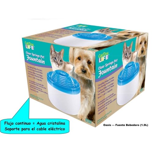 Bebedero Fuente Oasis.electrico (1,9 Litros)