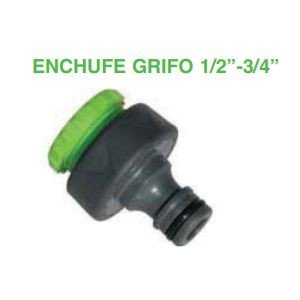 Enchufe Grifo 1/2- 3/4 Blister
