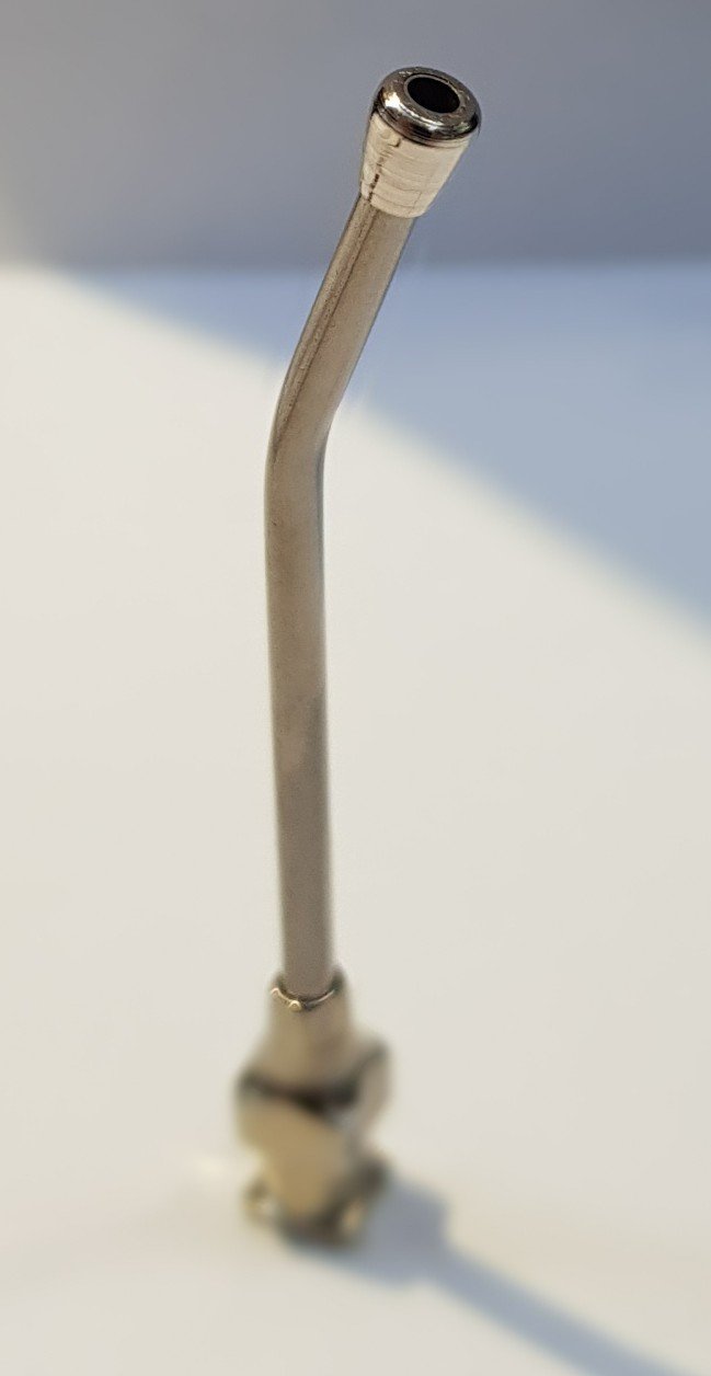 Aguja Embuchar Corta Curva Aluminio