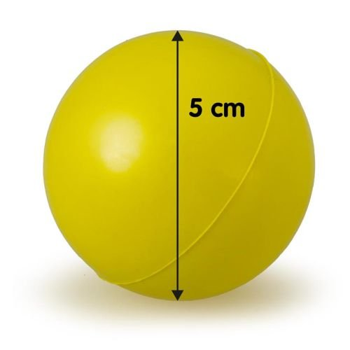 Pelota Maciza de Goma Grande 9cm.