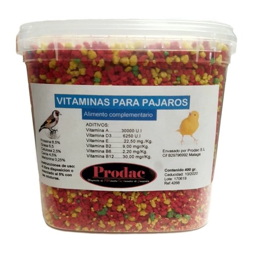 Vitaminas Pajaros 3 KG.PRODAC