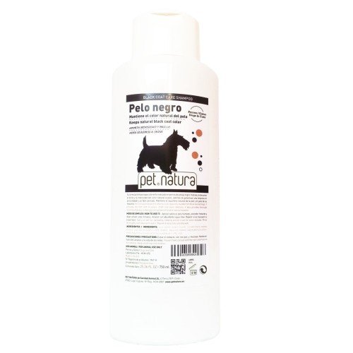 Champu Pelo Negro 750ml. Petnatura - Imagen 2