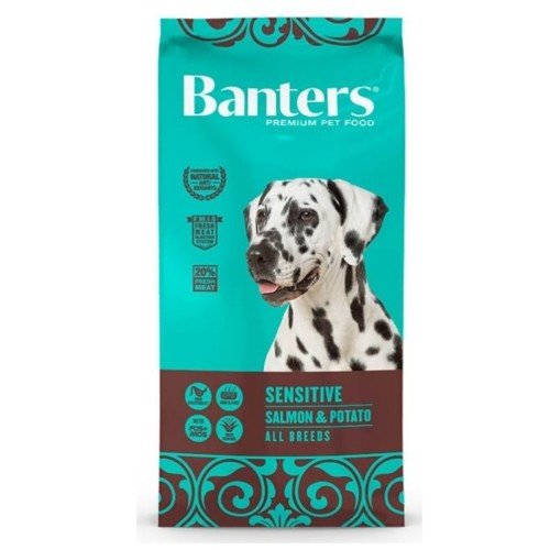 Banters Dog Sensitive Salmon&potato 15 KG.