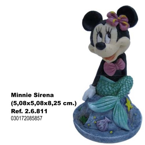 Minnie Sirena 5,08X5,08X8,25 CM.