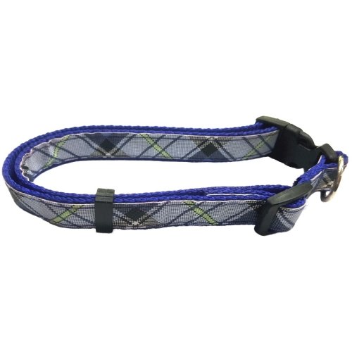 Collar Nylon 20MM 35-50CM.GALES Azul