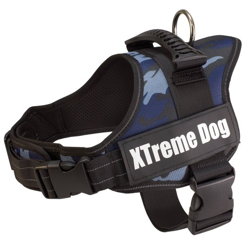 Arnes Xtreme Dog Camo Azul M (61-81cm) - Imagen 4