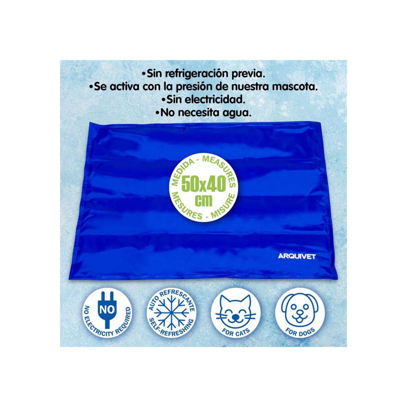 Alfombra Refrescante Perros y Gatos 40x50 Cm.