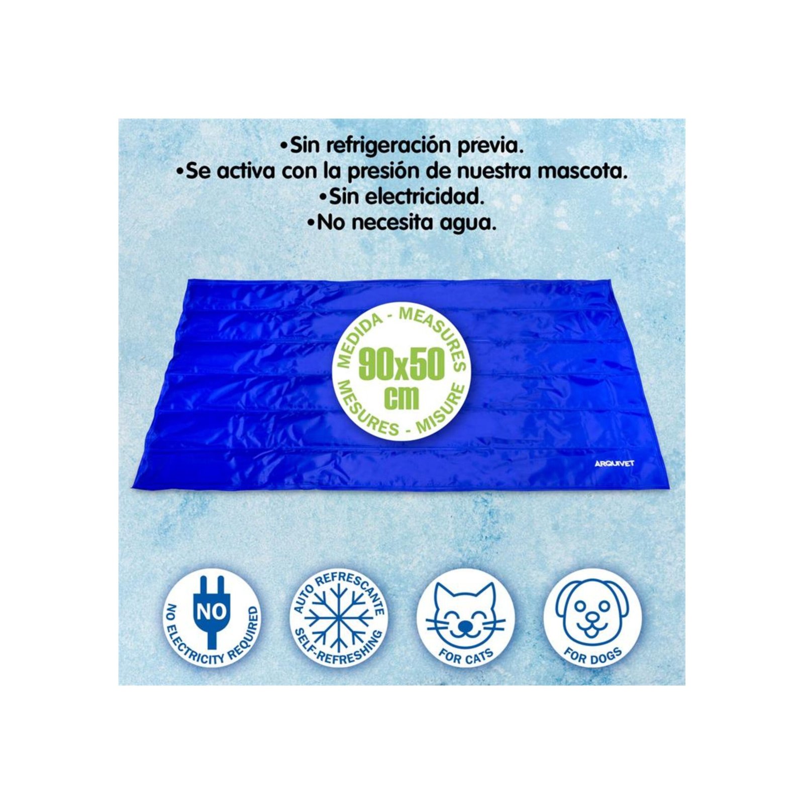 Alfombra Refrescante Perros y Gatos 50x90 Cm.