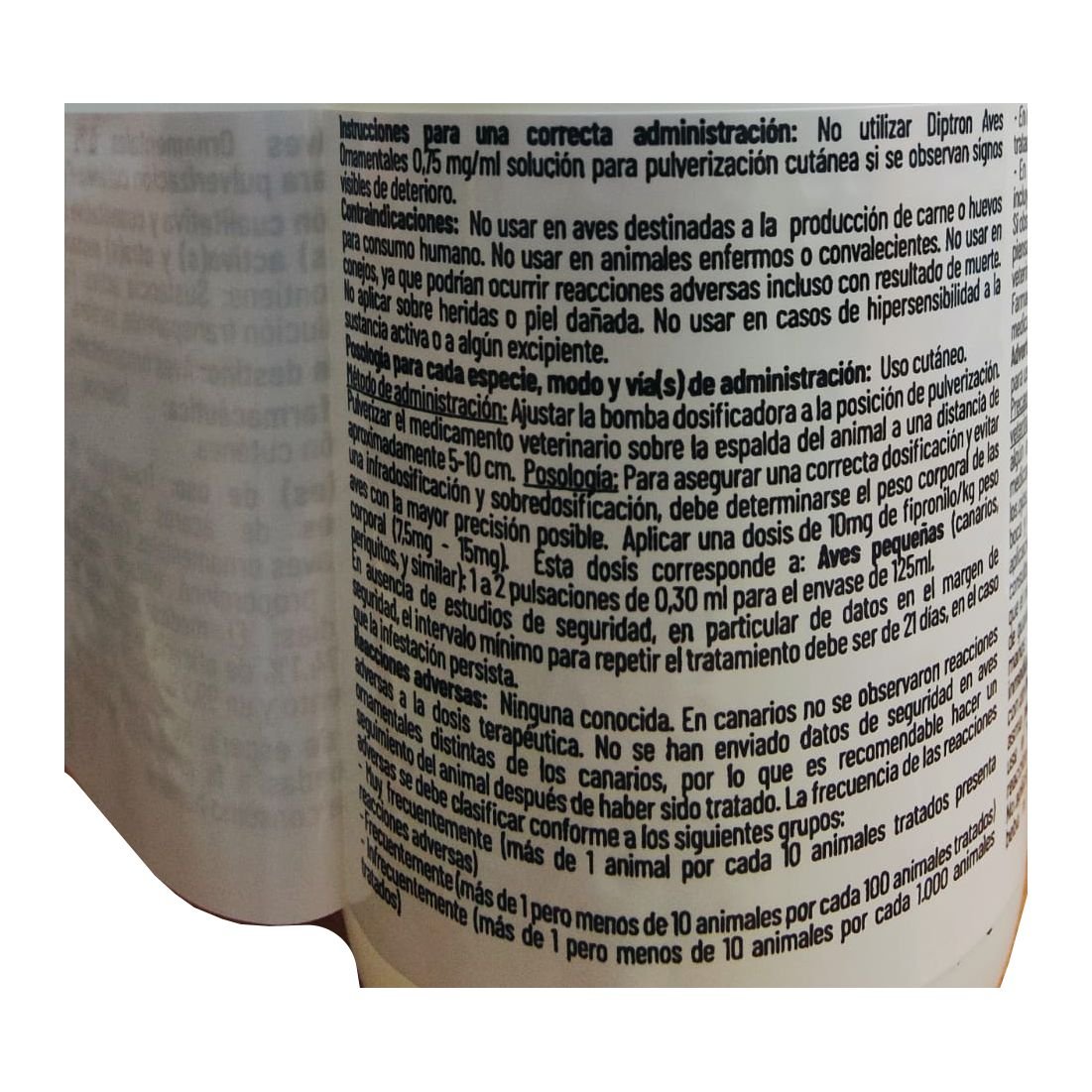 Diptron Aves Ornamentales 125ml. - Imagen 4