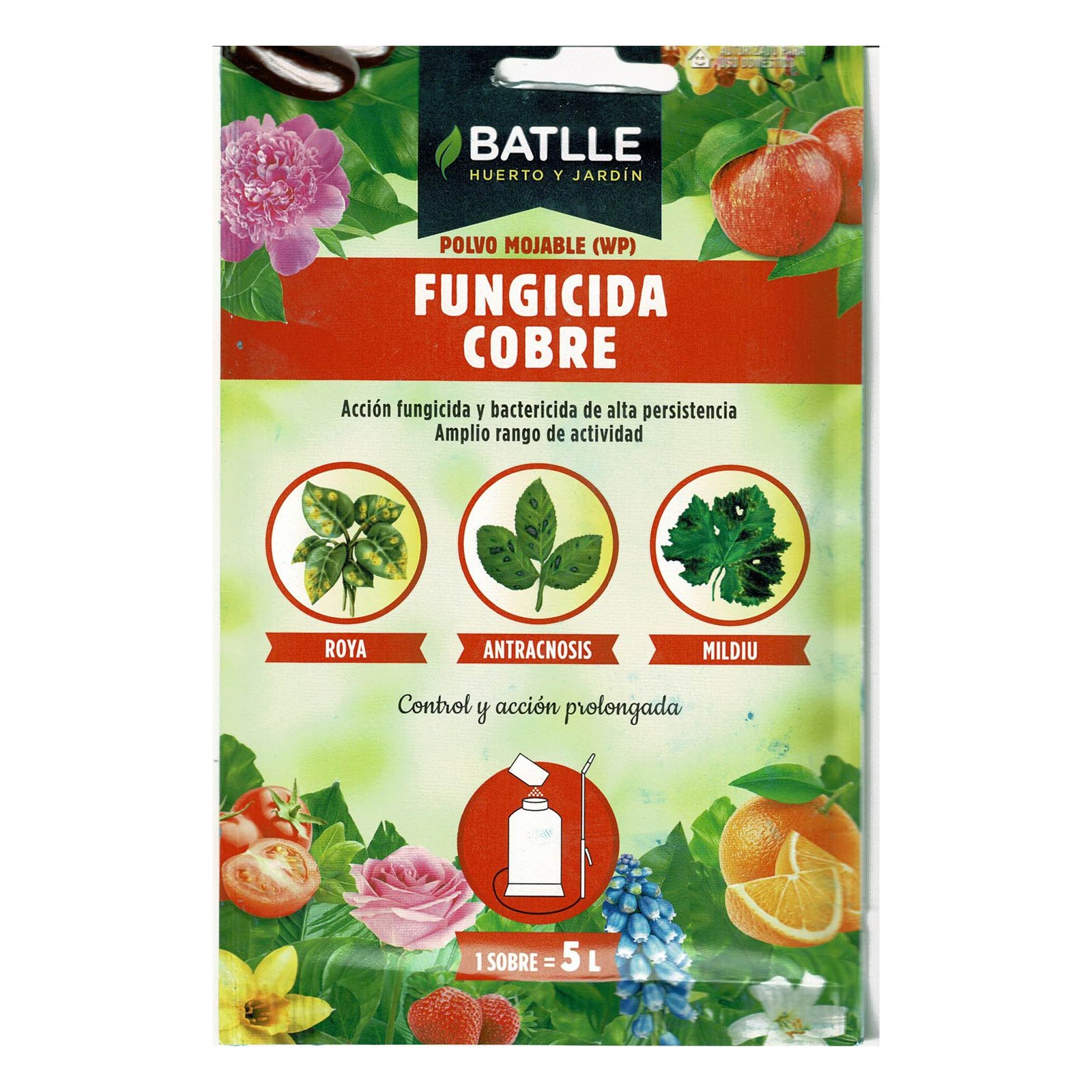 Fungicida Cobre Sobre para 5LT.