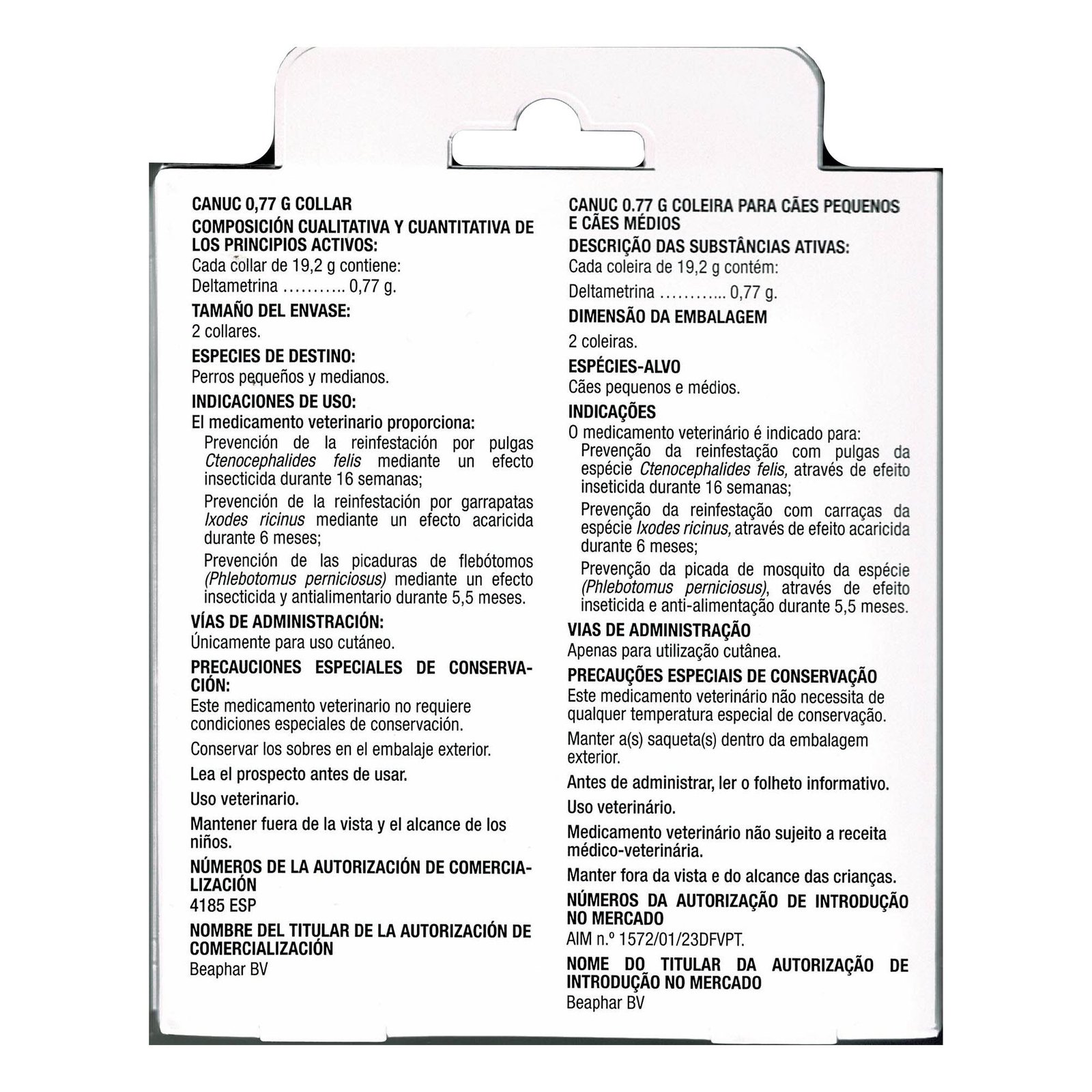Canuc Collar Deltametrina 2 Uds.de 48cm. - Imagen 4