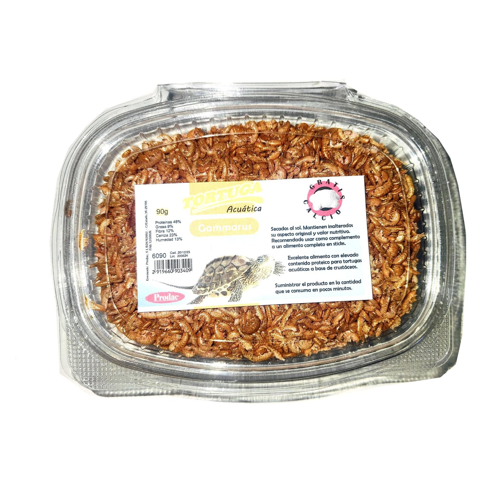 Gammarus Prodac 90 Gramos + Calcio - Imagen 2