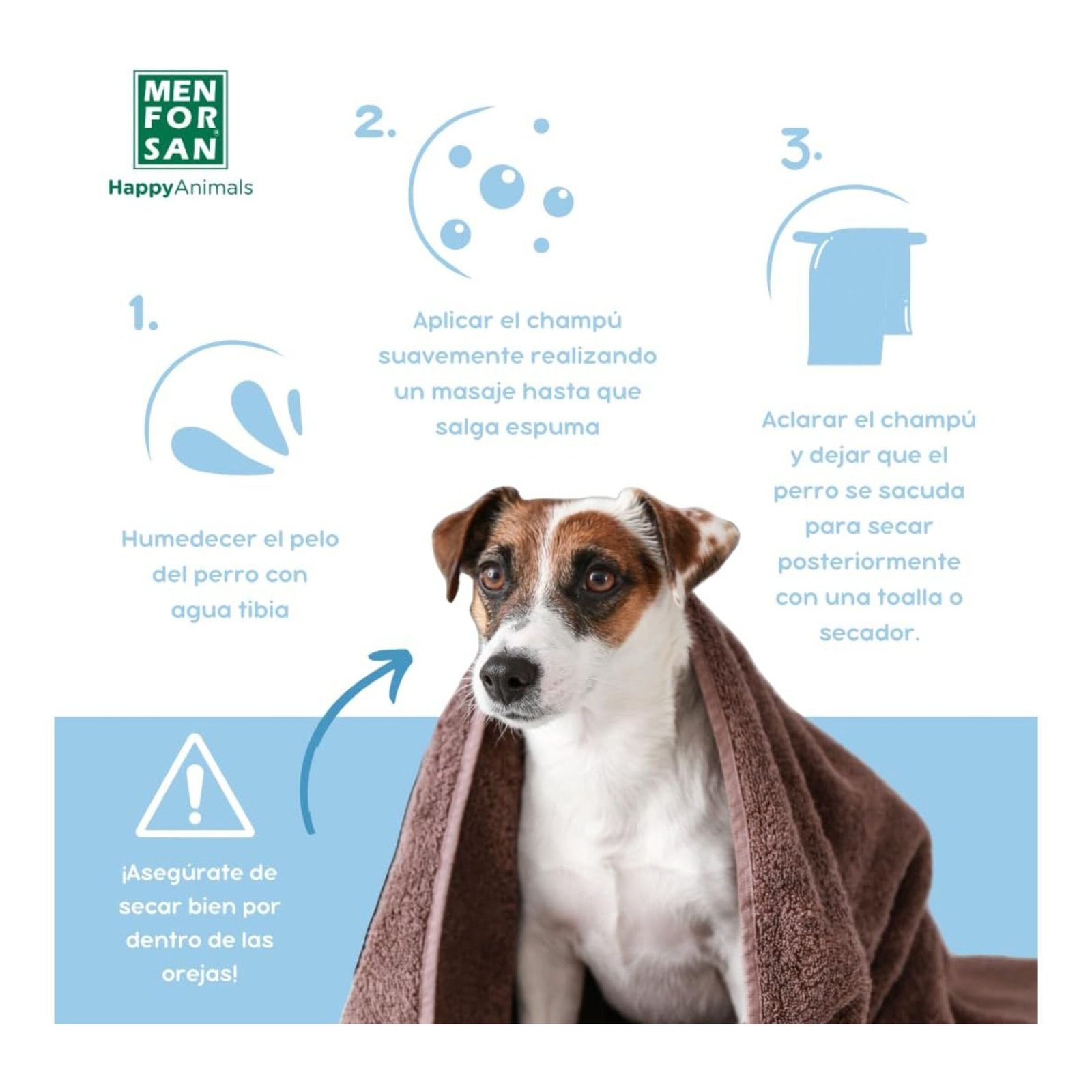 Menforsan Champu Natural Eliminador de Olores 300 ML. - Imagen 4