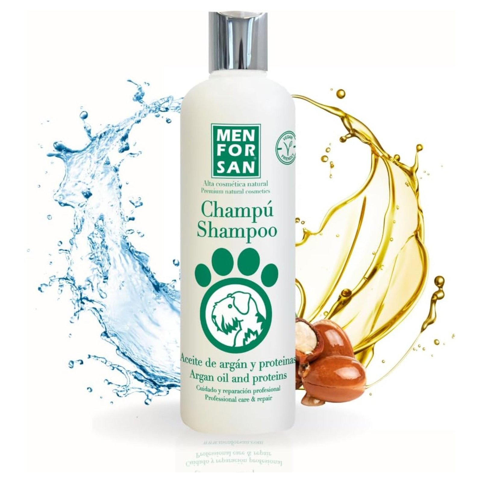 Menforsan Champu Aceite de Argan y Proteinas 300ml.