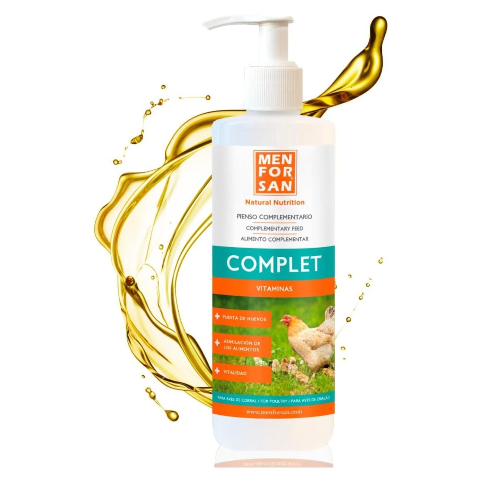 Alimento Complet Aves de Corral 500ml Menforsan