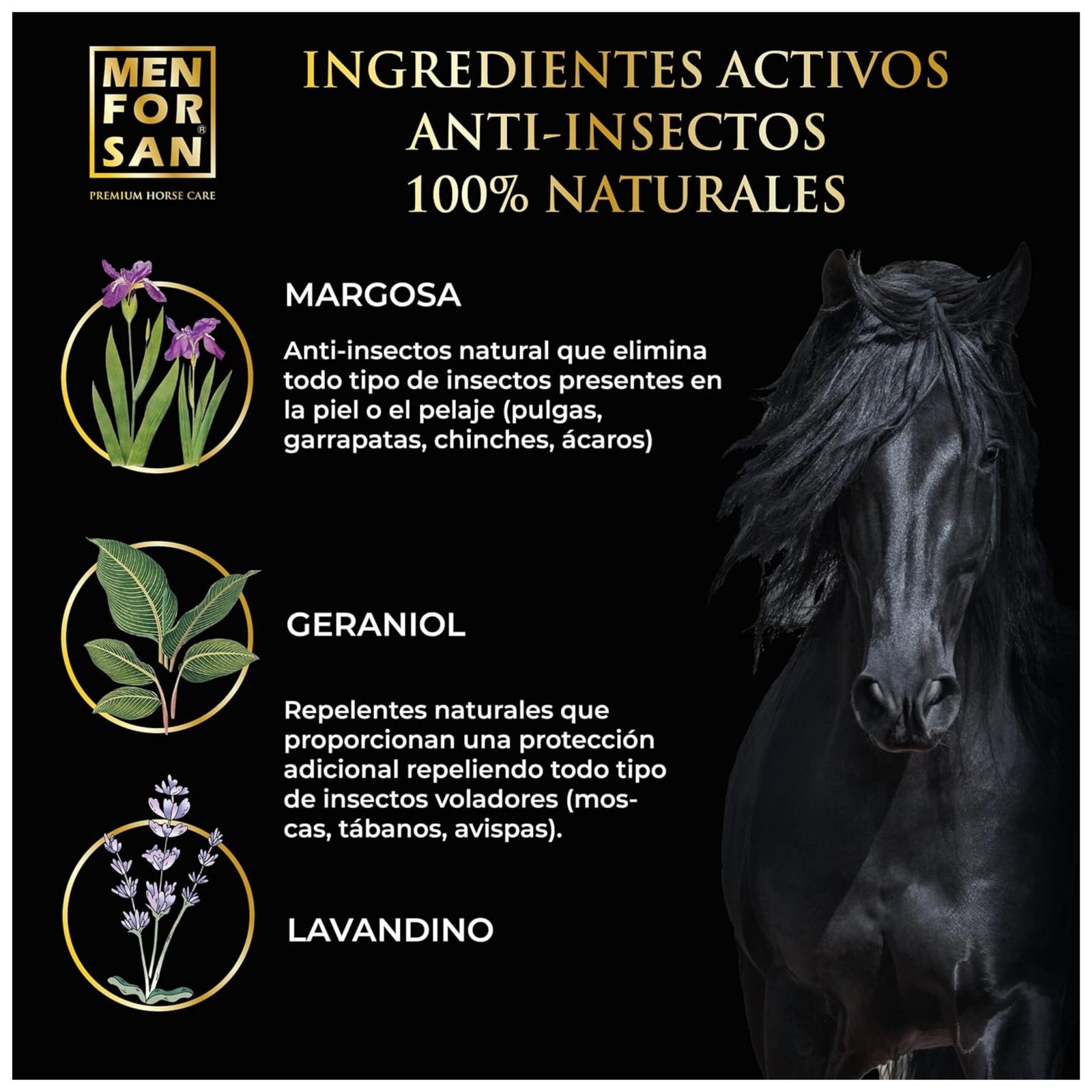 Menforsan Spray Antiinsectos Repelente Caballos 500 Ml. - Imagen 5