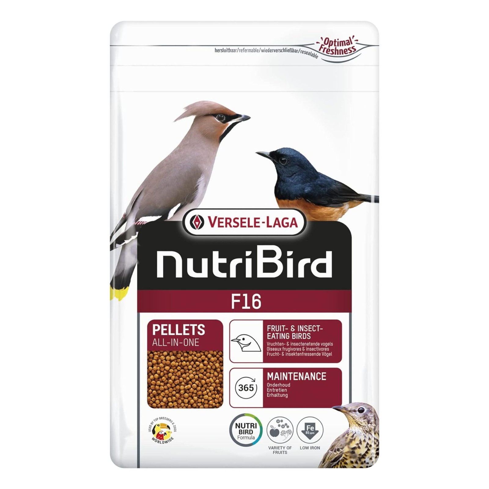 Nutribird F-16 800 GR. Insectivoros/frugívoros