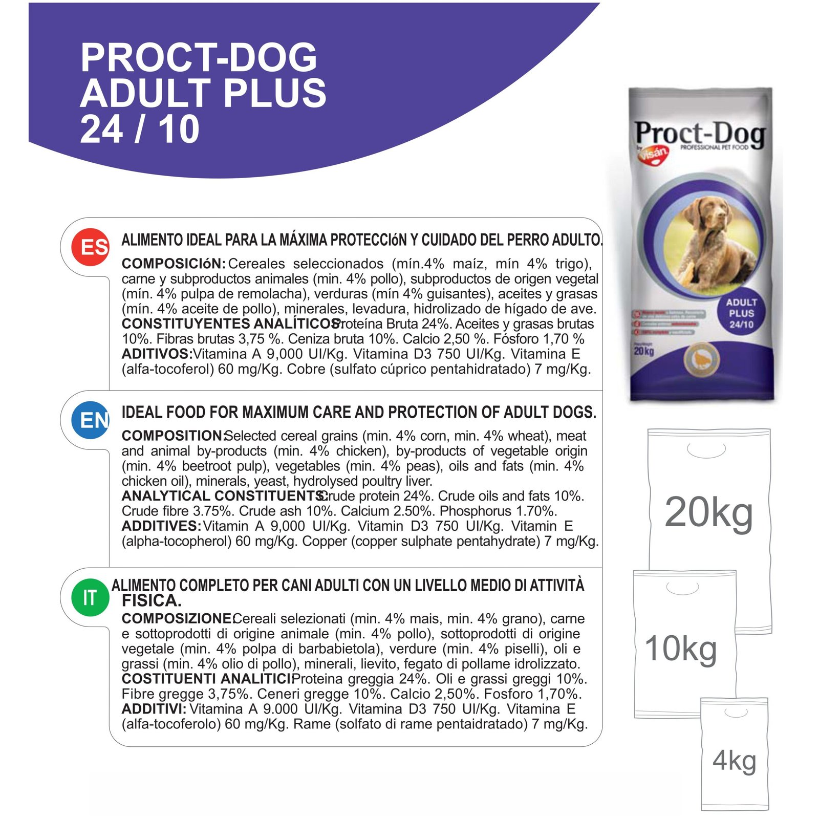 Proct-dog Adult Plus 20 KG. - Imagen 2