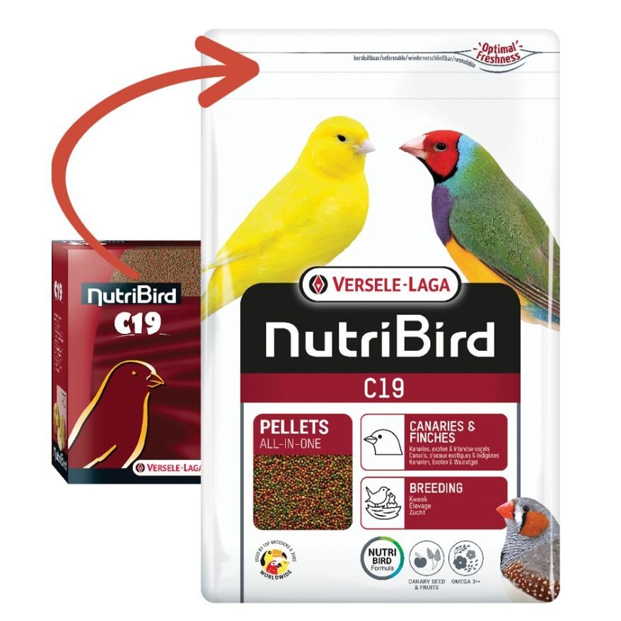 Nutribird C19 Iniciacion 3 KG. - Imagen 2