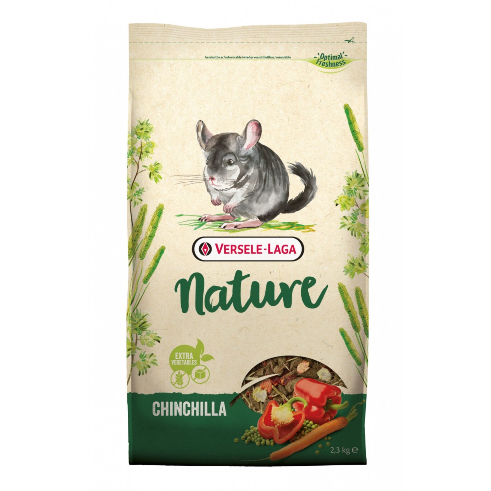 Chinchilla Nature 2.3KG. Versele-laga