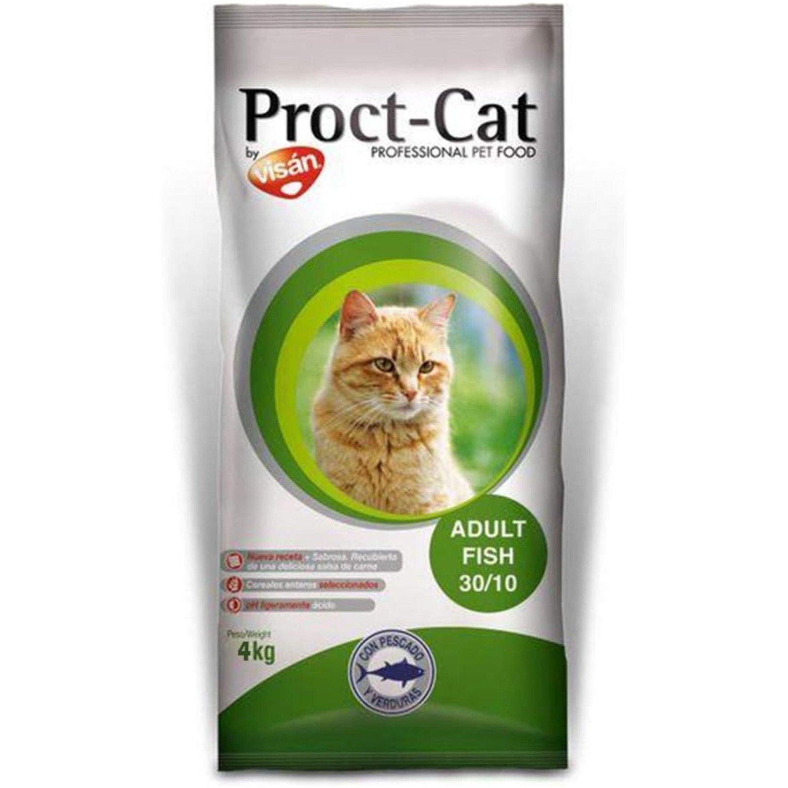 Proct-cat Adult Fish&vegetable 4 KG.