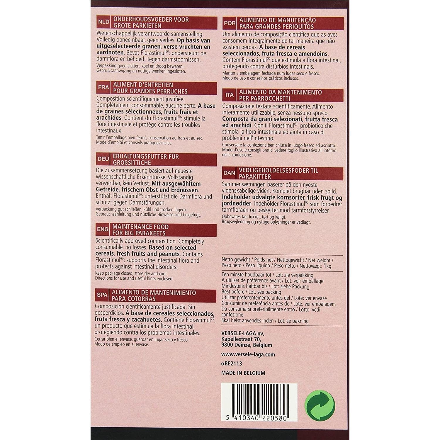 Nutribird G14 Original 1KG. Versle-laga - Imagen 3