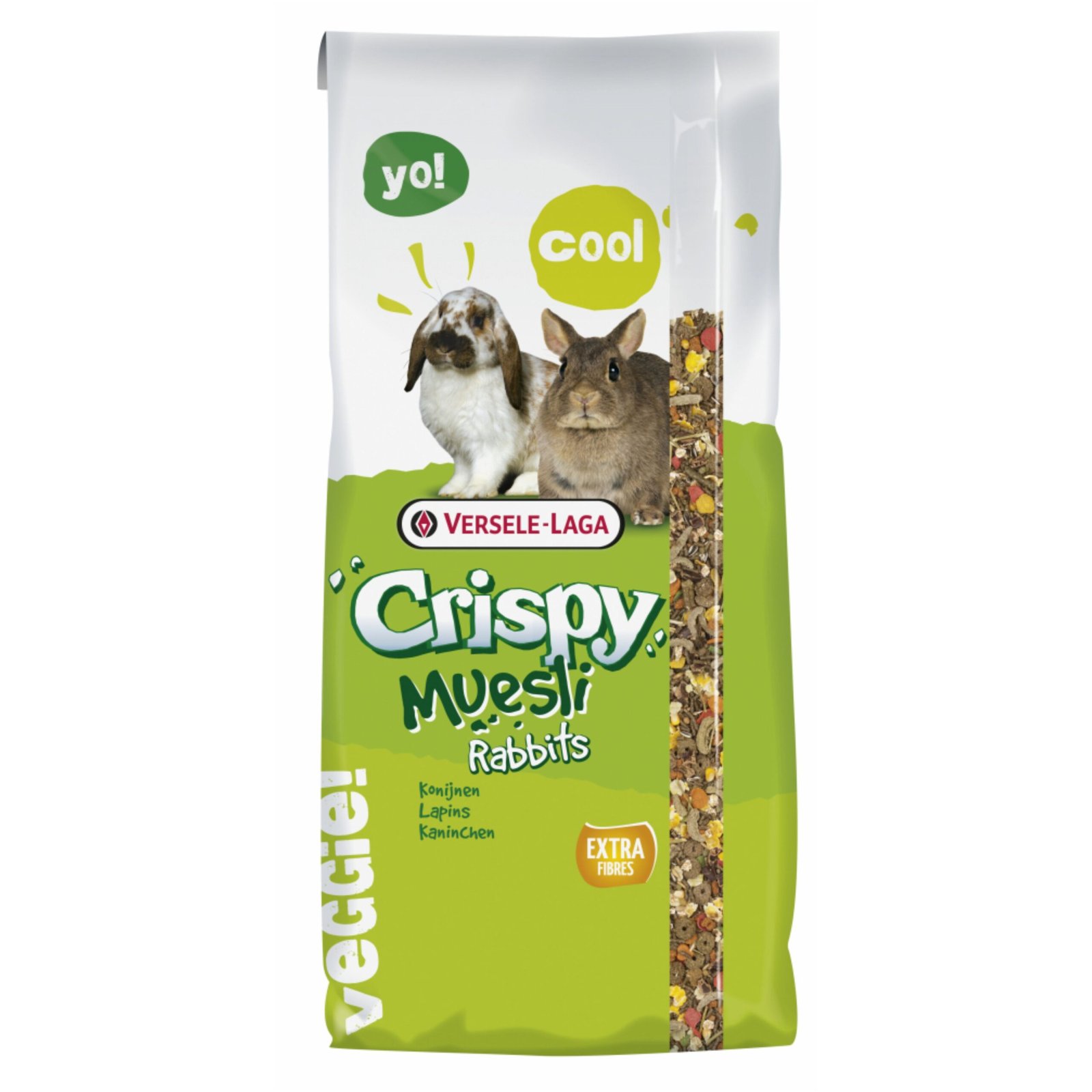 Conejo Crispy Muesli 20 KG. Versele-laga - Imagen 2