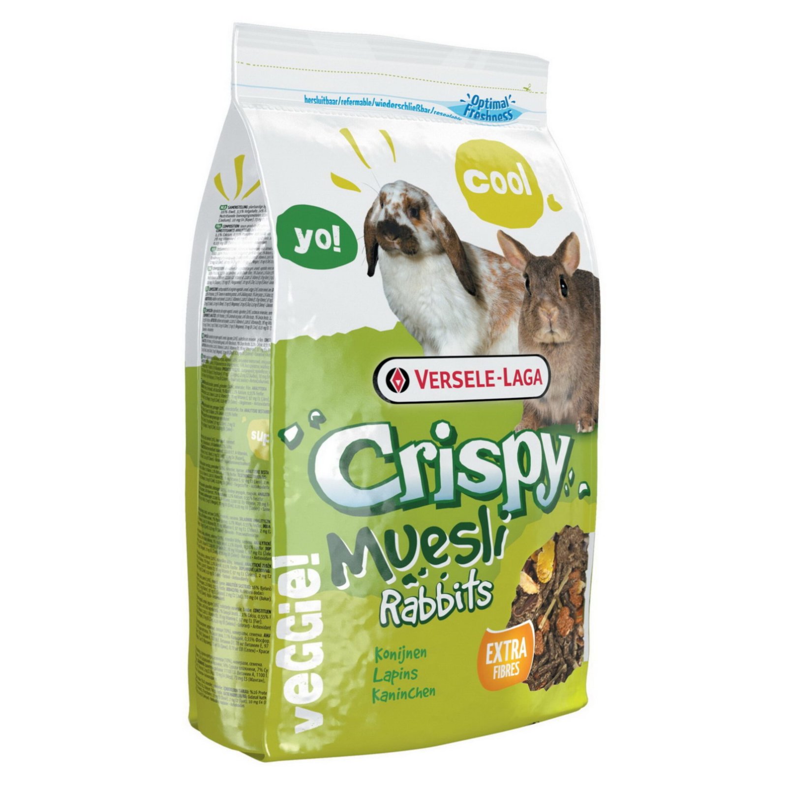 Conejo Crispy Muesli 20 KG. Versele-laga - Imagen 4