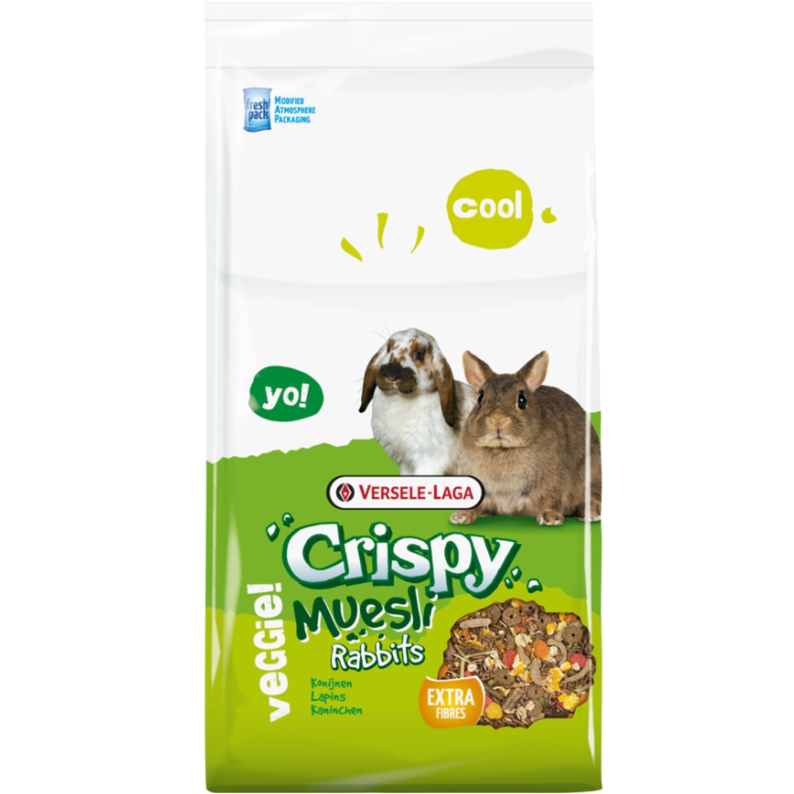 Conejo Crispy Muesli 20 KG. Versele-laga - Imagen 8