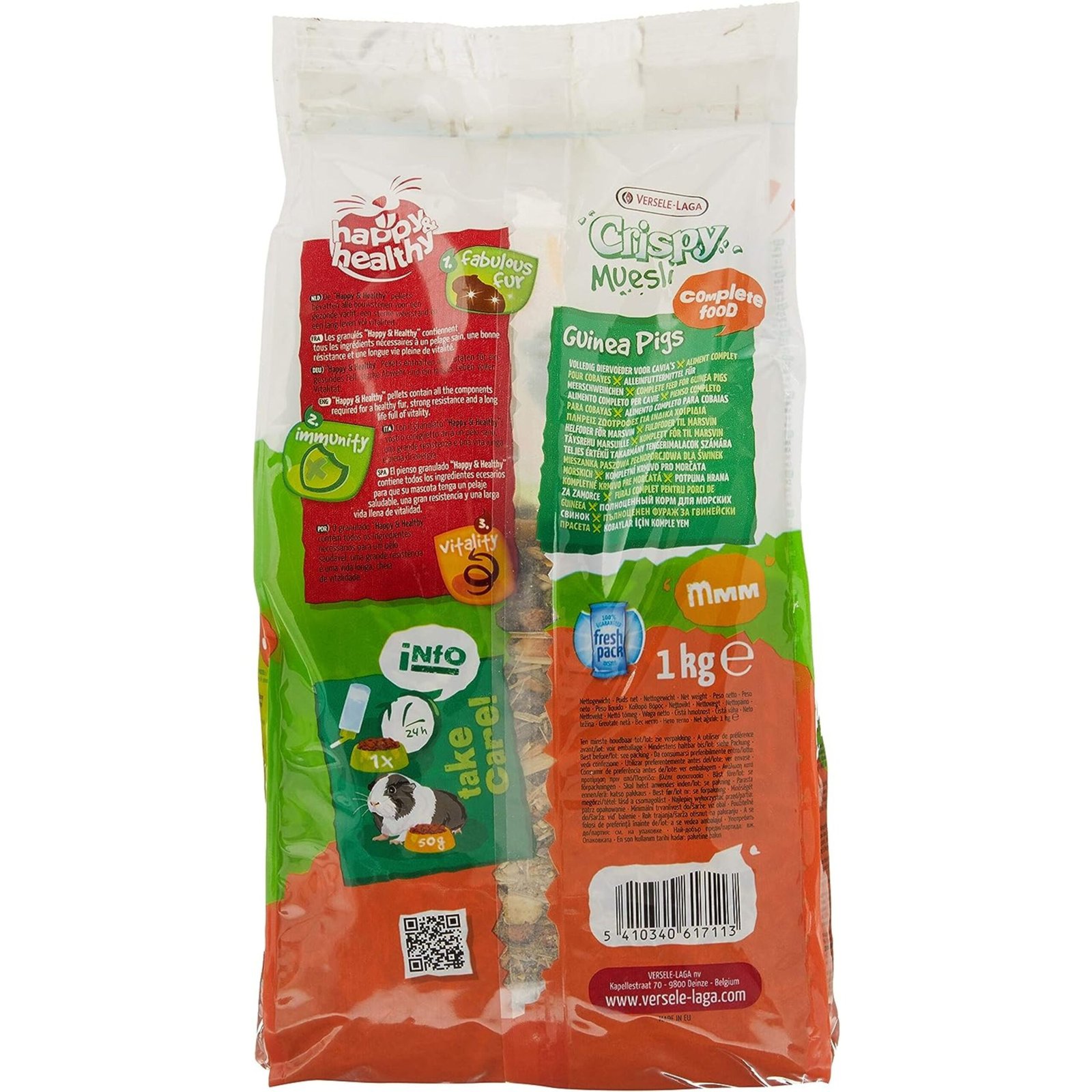 Cobaya Crispy Muesli 1 KG. Versele-laga - Imagen 5