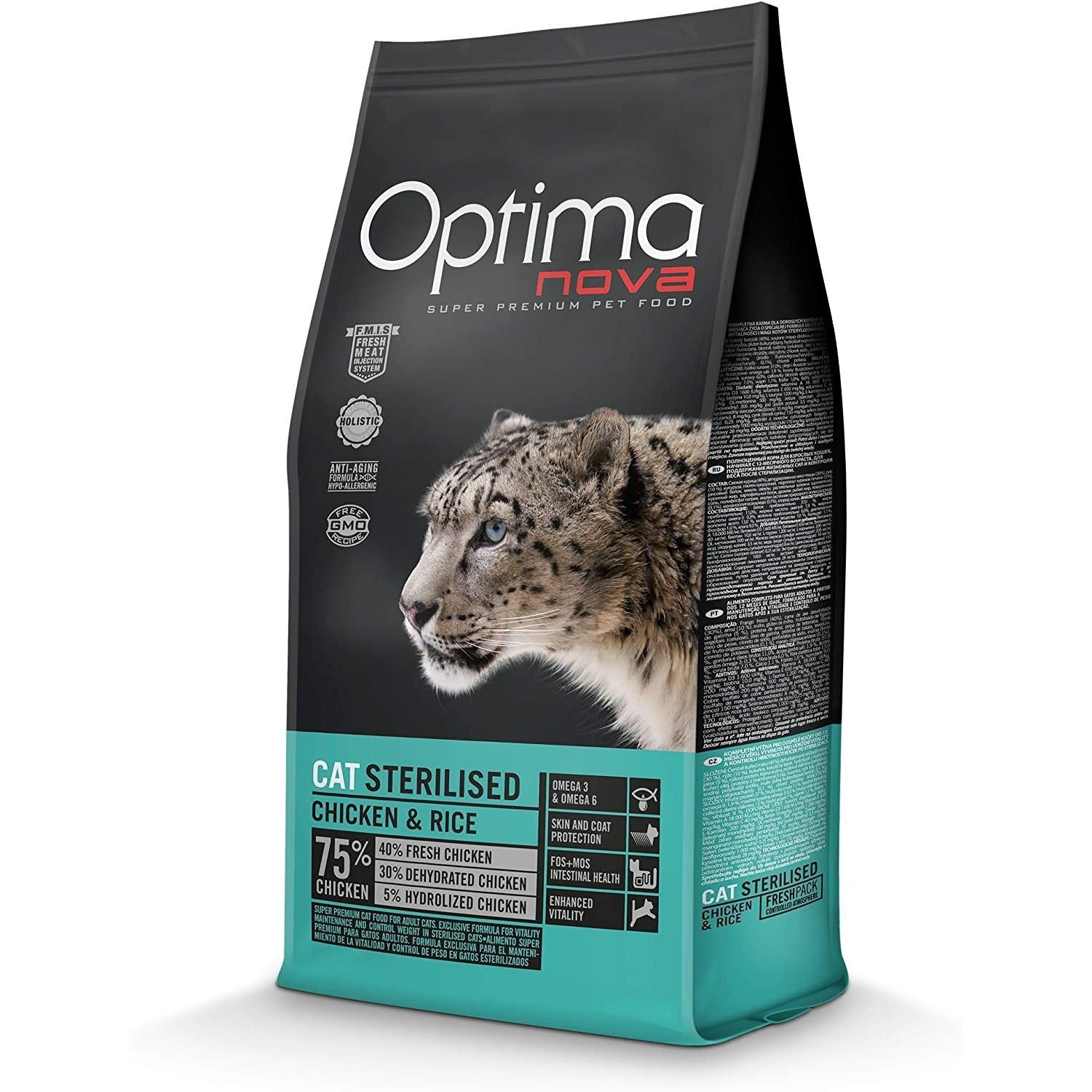 Optima Nova Cat Sterilised 2 KG.