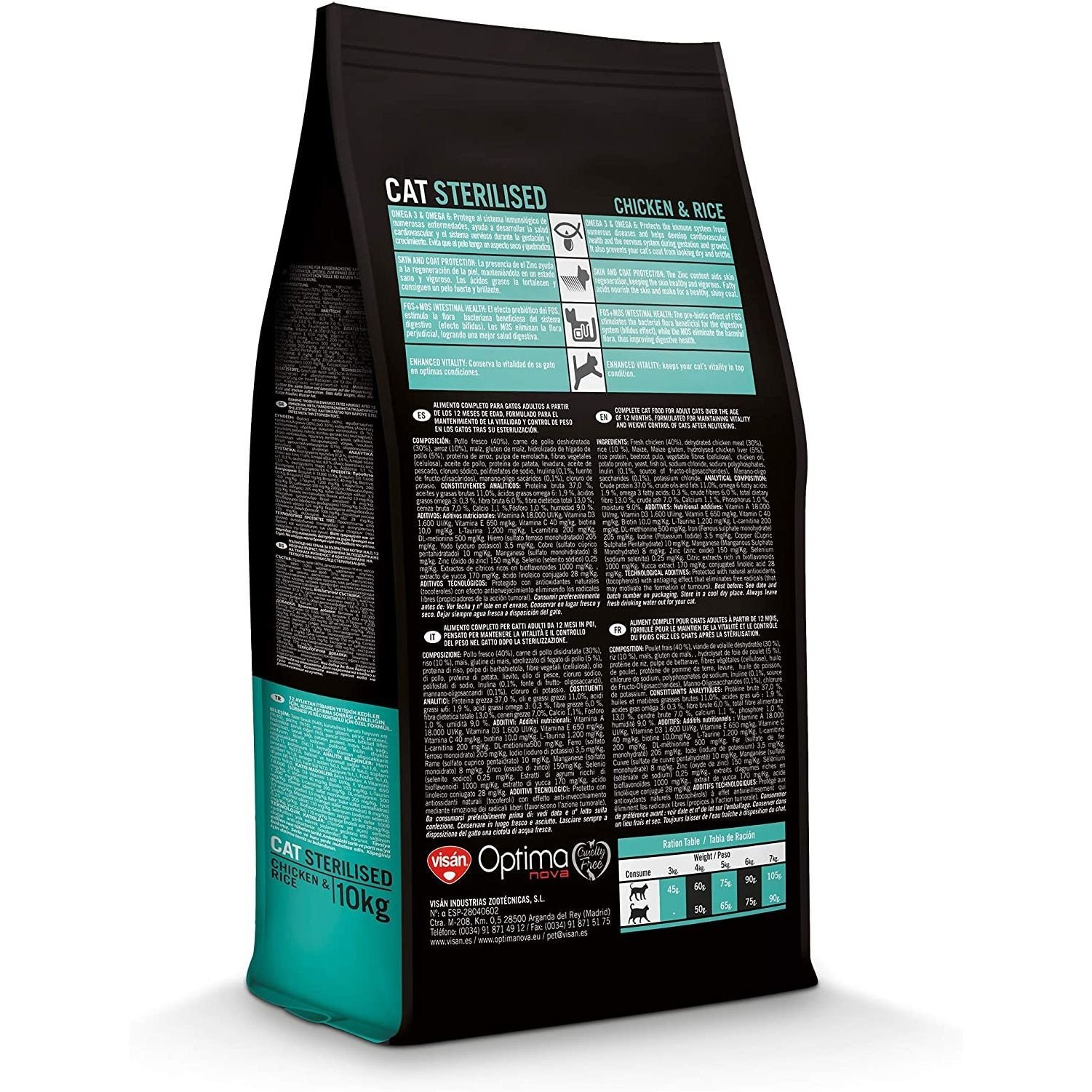 Optima Nova Cat Sterilised 2 KG. - Imagen 2