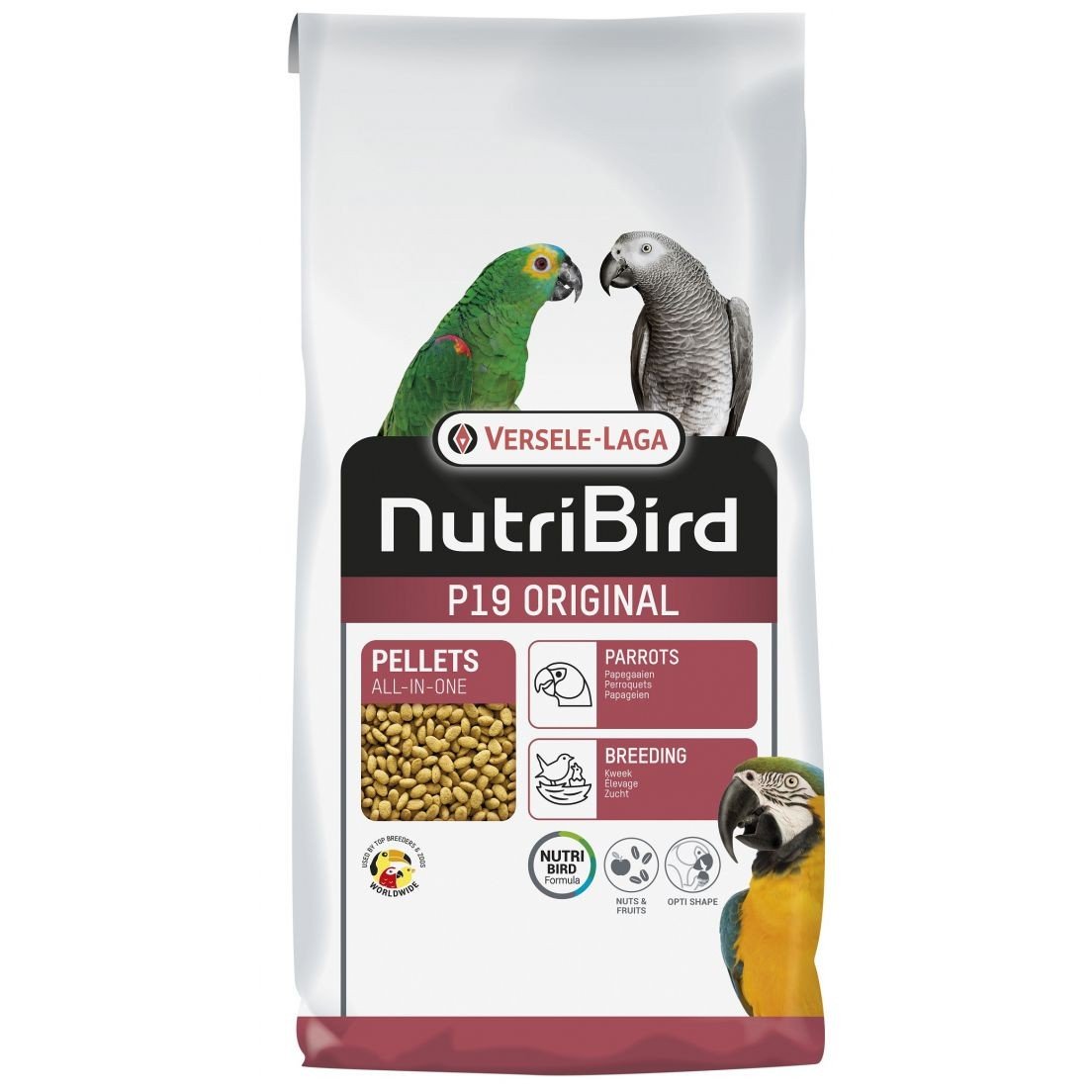 Nutribird P19 Original Cria 10 KG. Versele-laga