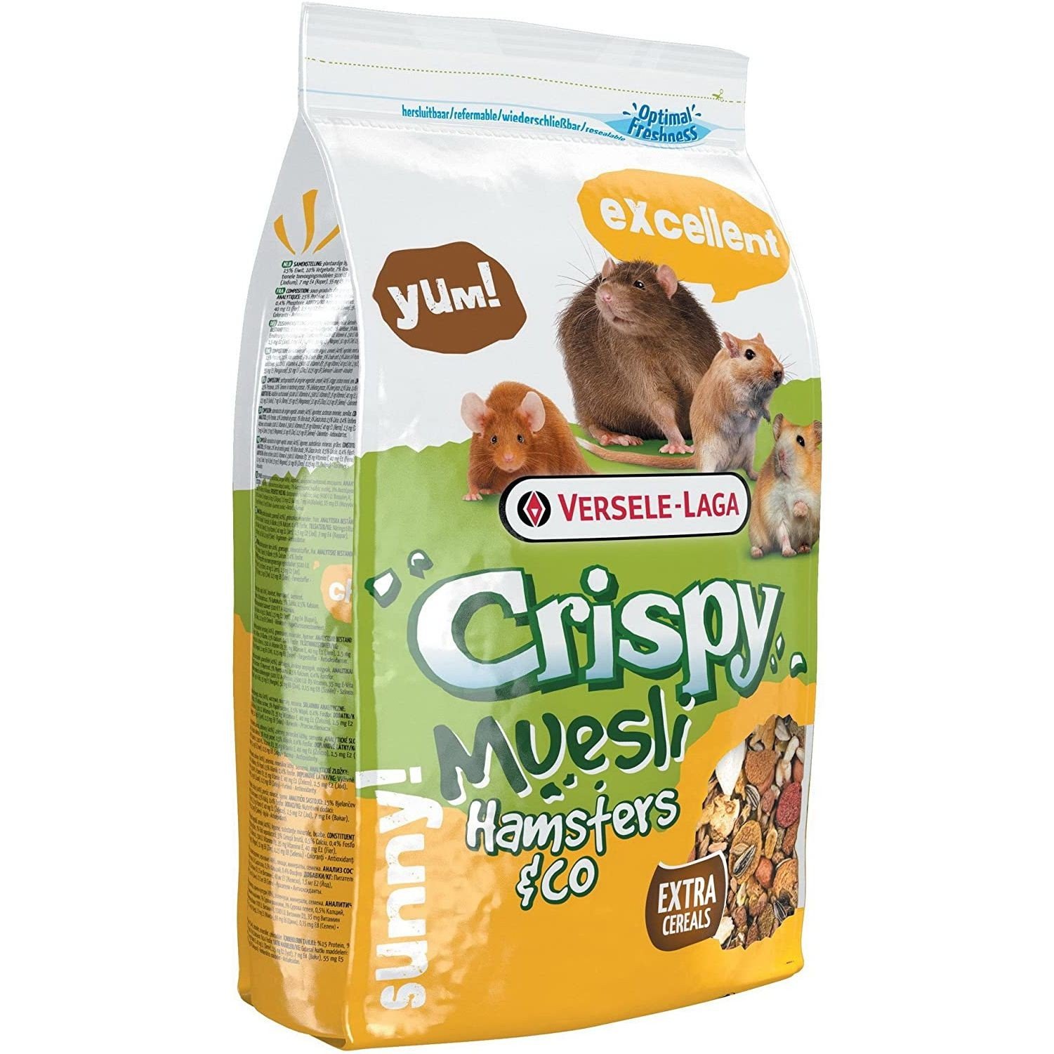 Hamster Crispy Muesli 1 KG. Versele-laga