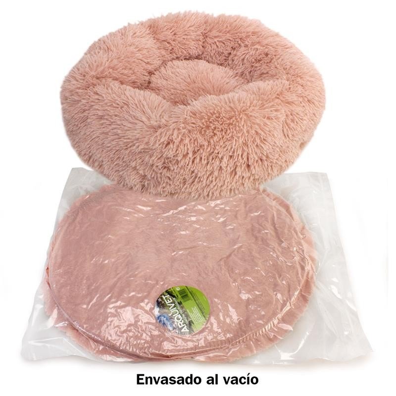 Cama Redonda Suave Rosa 50cm. - Imagen 4