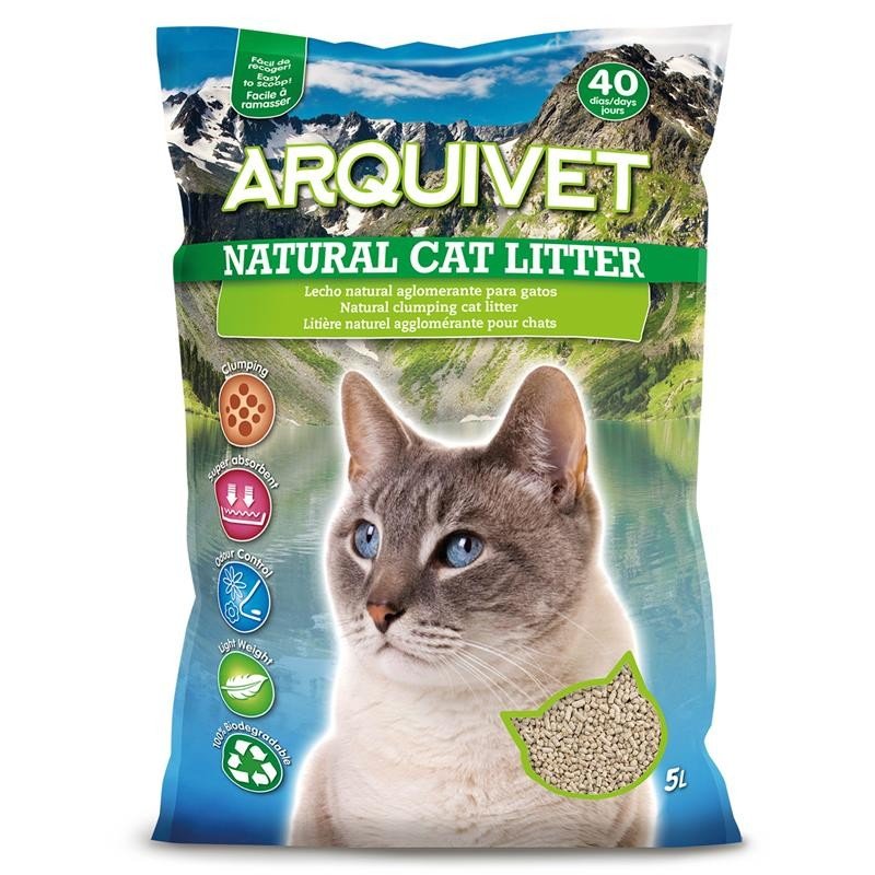 Arena Natural Cat Litter 5 LTS. Arquivet