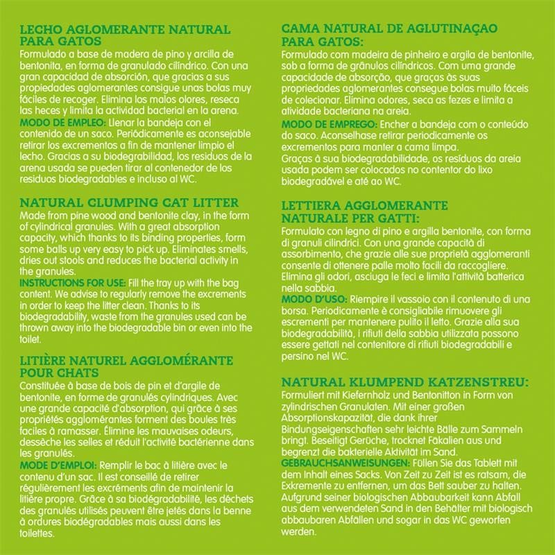 Arena Natural Cat Litter 5 LTS. Arquivet - Imagen 3