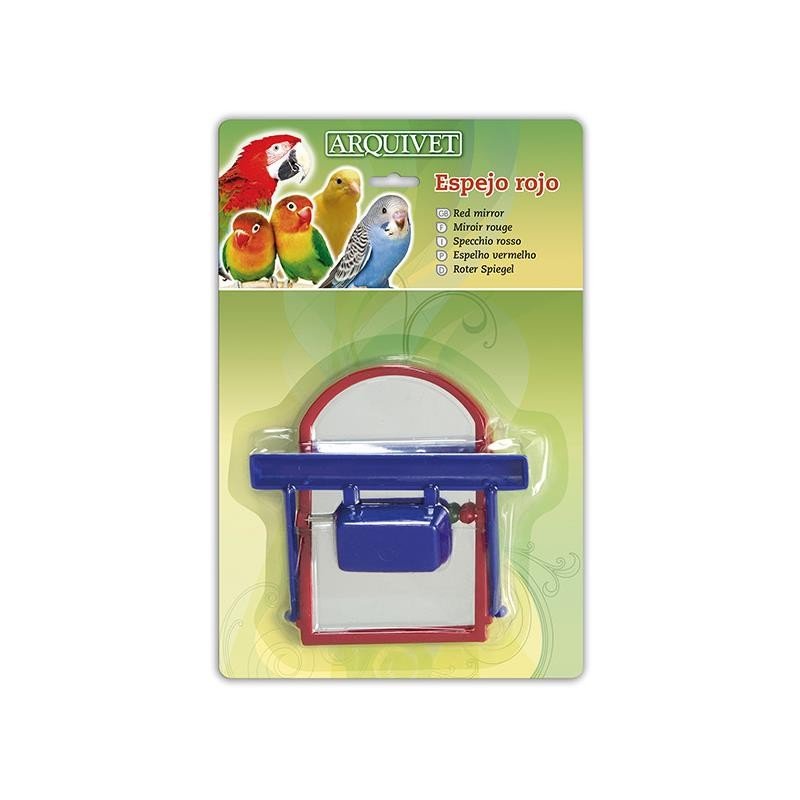 Espejo Rojo 10,5x10x3cm.