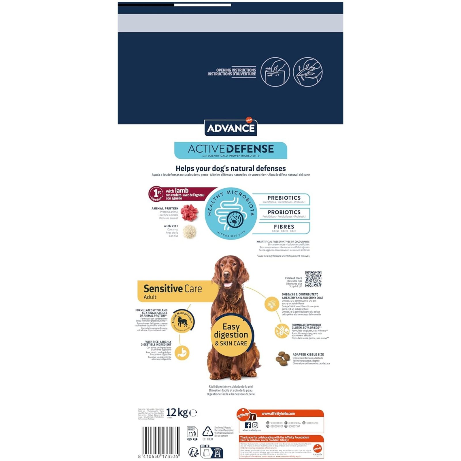 Advance Sensitive Lamb&rice 12 KG. - Imagen 2