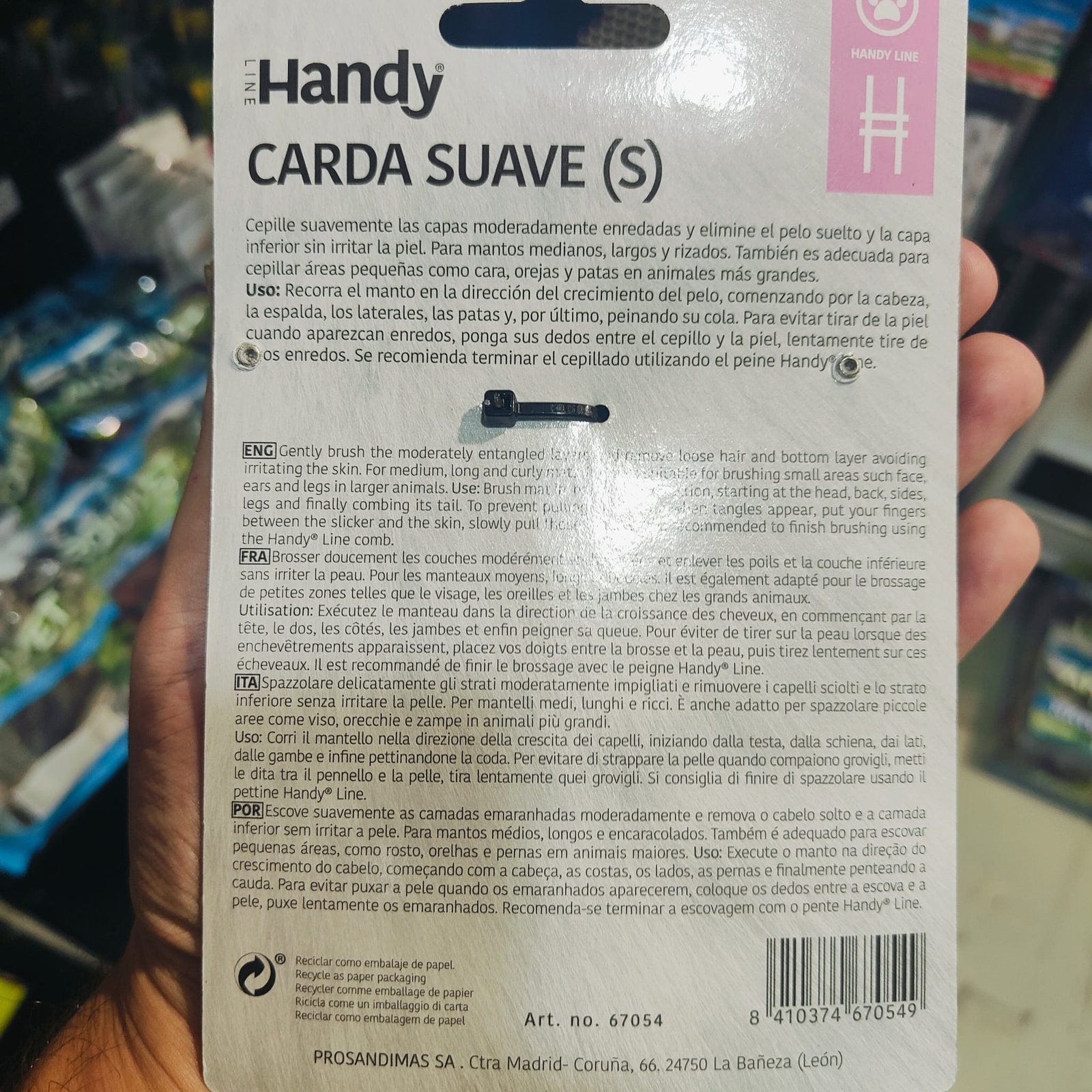 Carda Suave Talla S. Linea Handy - Imagen 2