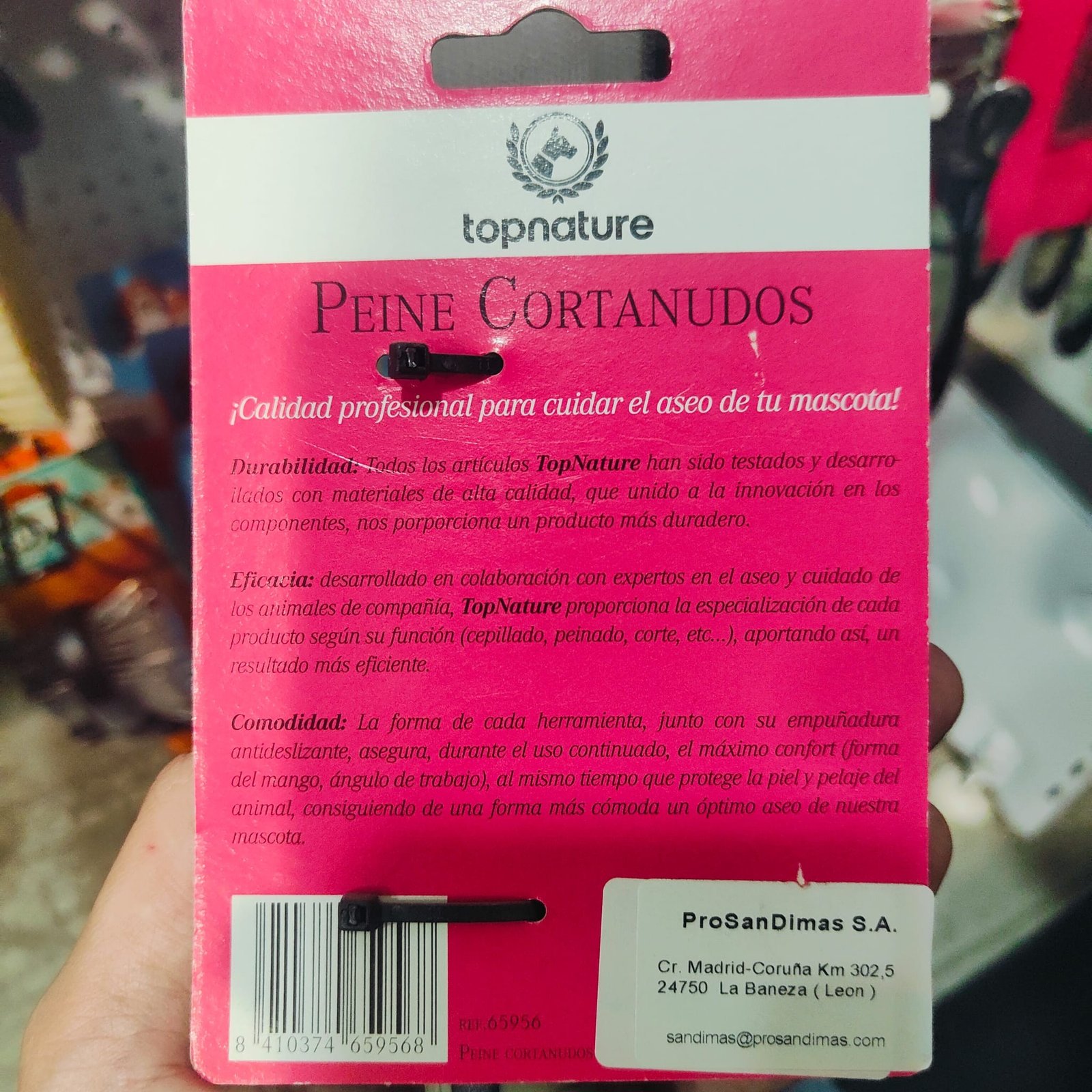 Peine Corta Nudos. Top Nature ** - Imagen 2