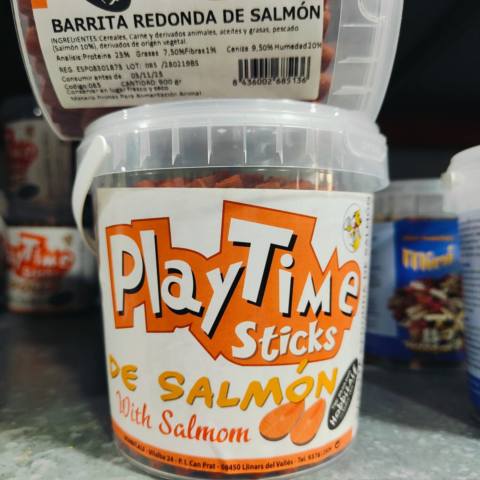 Barritas Tiernas de Salmon 900gr. - Imagen 2