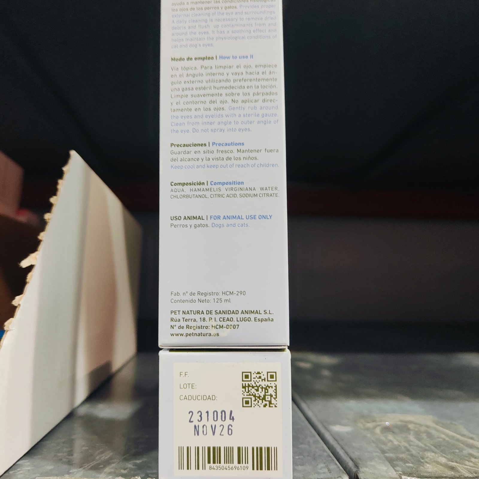 Locion Higiene Ocular 125 ML.Petnatura - Imagen 2