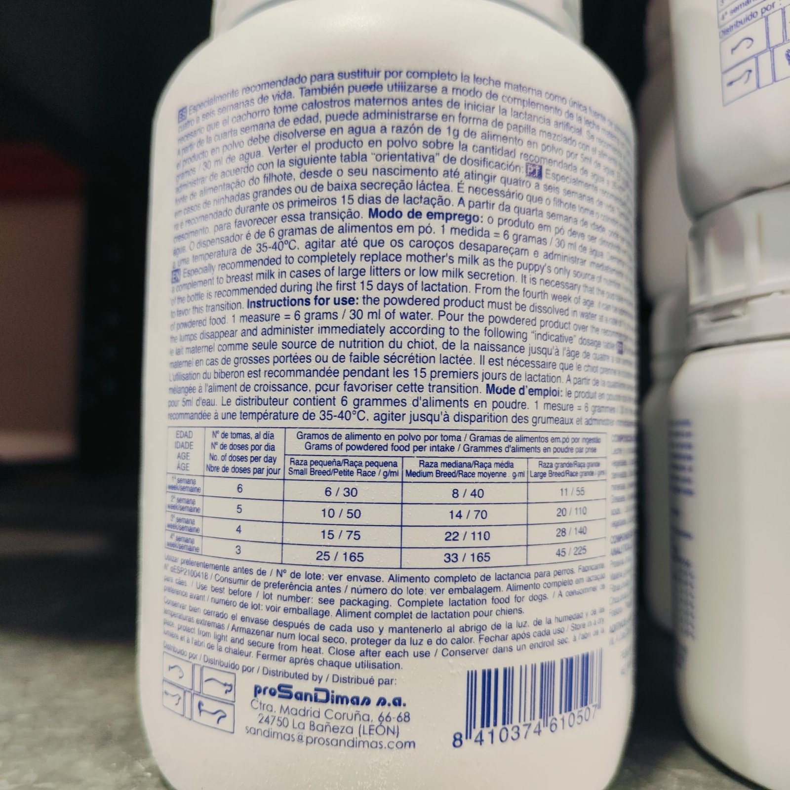 Leche San Dimas para Perros 250 GR. - Imagen 4