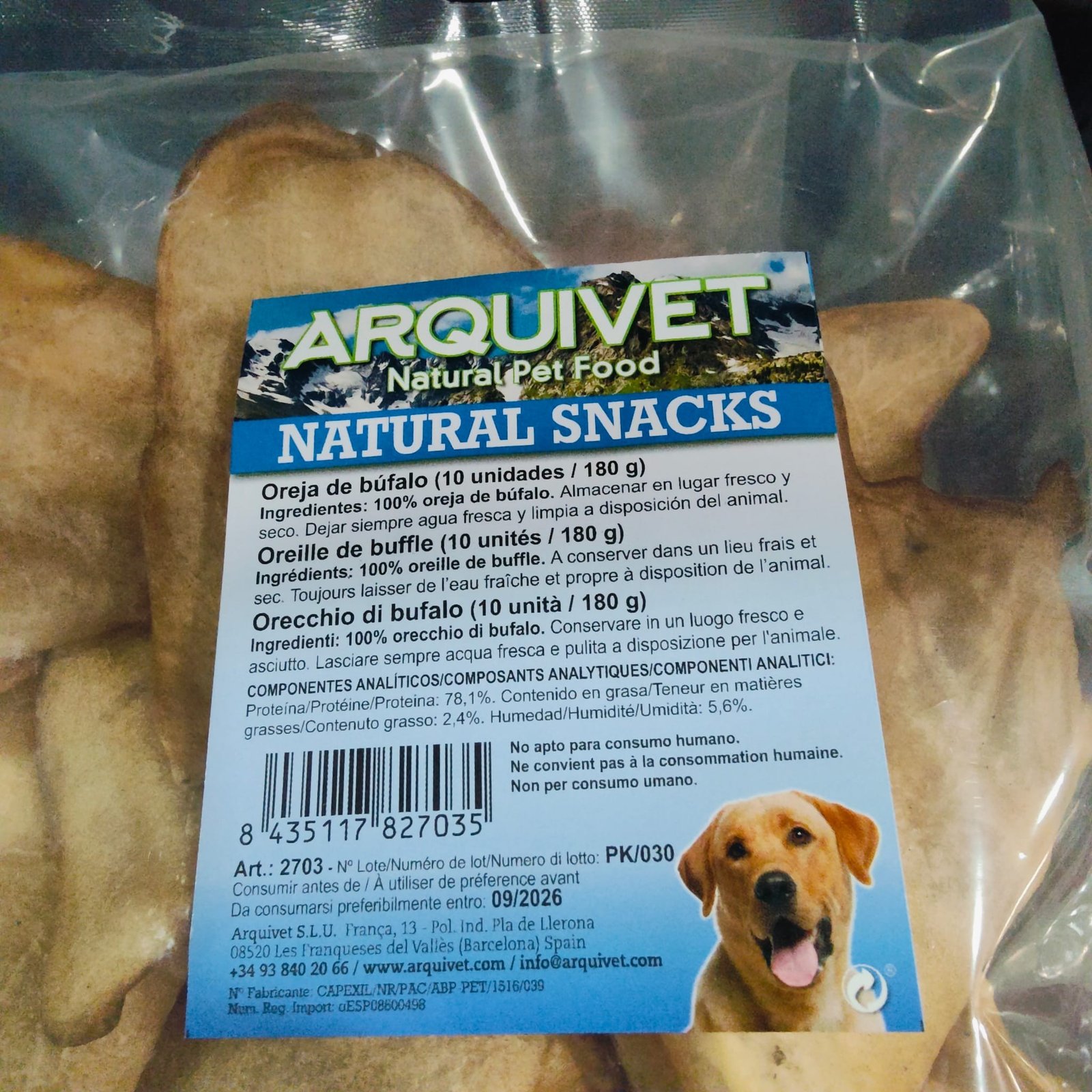 Orejas de Bufalo 10 Unidades. Arquivet - Imagen 3