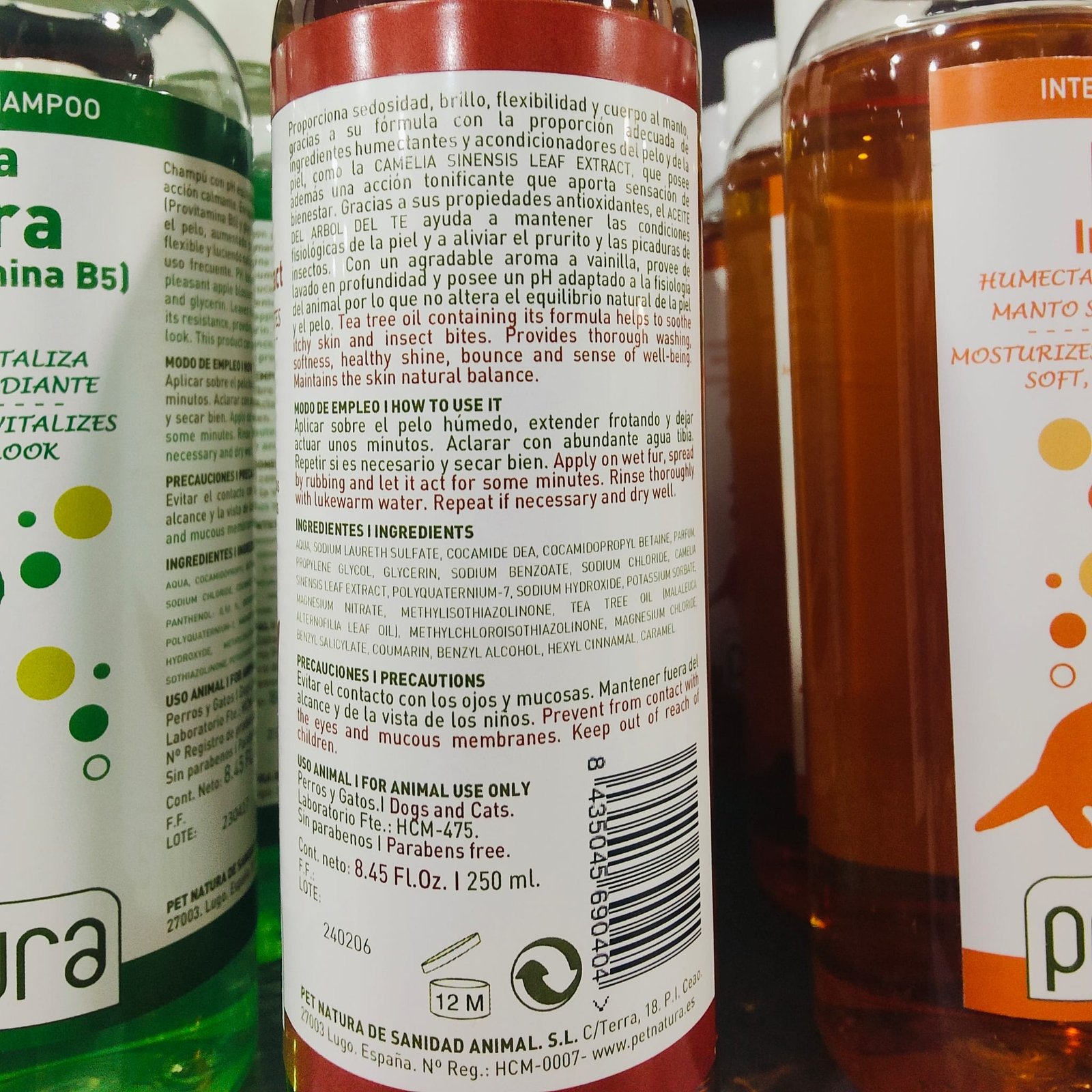 Champu Dermo Tea Tree Oil 250ml. Petnatura - Imagen 2