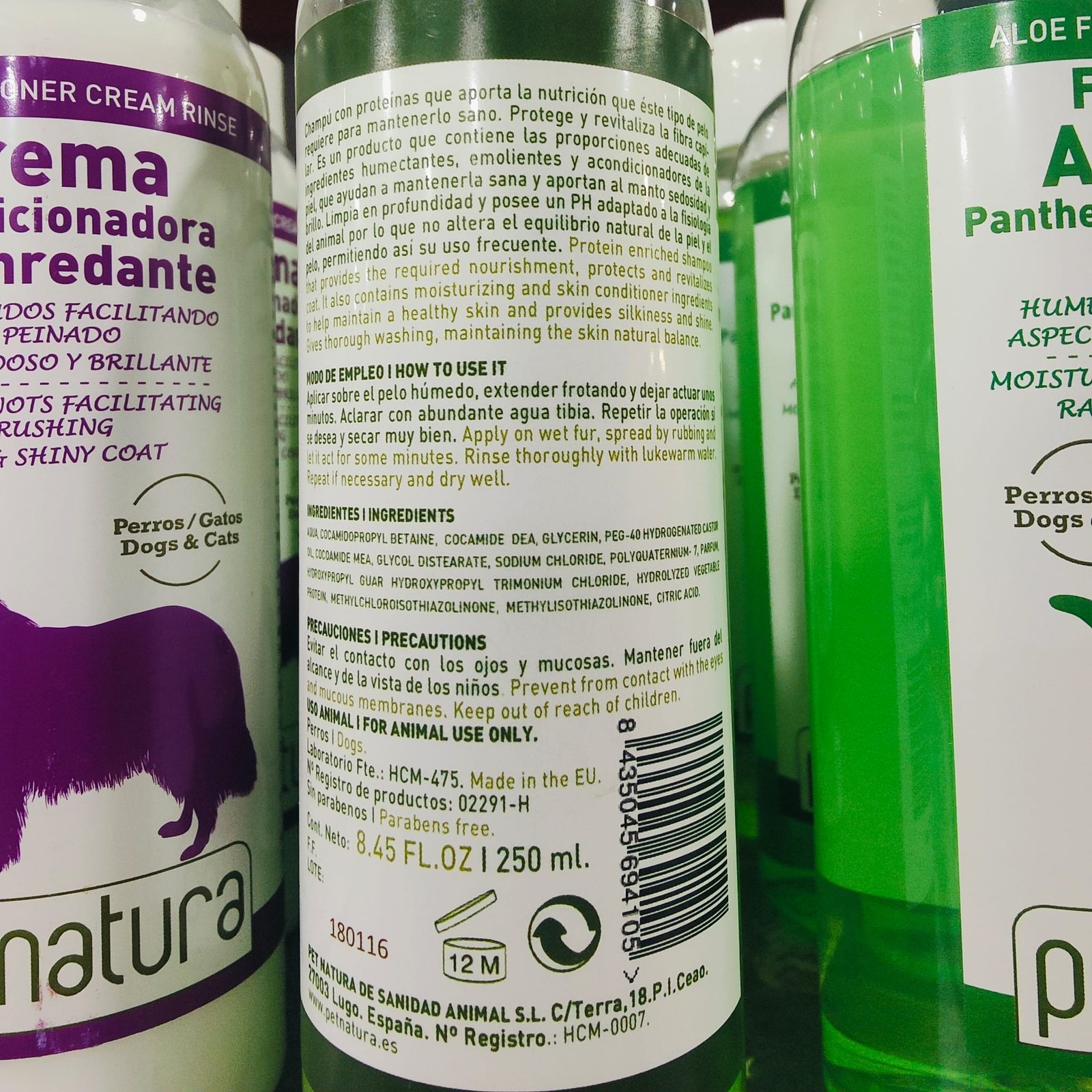 Champu Pelo Corto 250 ML.PetNatura - Imagen 2